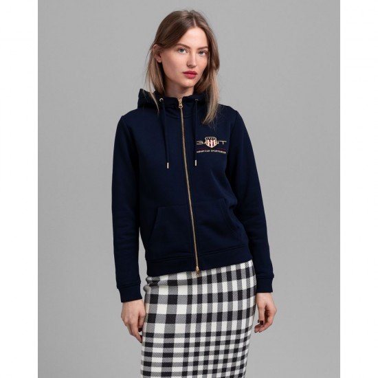 GANT ΖΑΚΕΤΑ ΦΟΥΤΕΡ ΜΕ ΚΟΥΚΟΥΛΑ ΜΠΛΕ ΓΥΝΑΙΚΕΙΑ