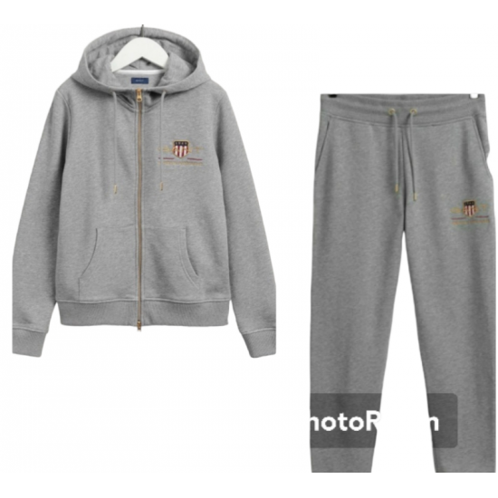 GANT ΣΕΤ ΦΟΡΜΕΣ ΖΑΚΕΤΑ ΜΕ ΚΟΥΚΟΥΛΑ ΓΚΡΙ 