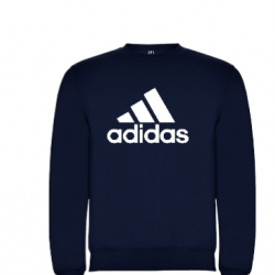 ΑΝΔΡΙΚΟ ΦΟΥΤΕΡ ΛΑΙΜΟΚΟΨΗ ADIDAS BIG LOGO ΜΠΛΕ