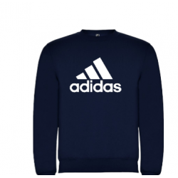 ΑΝΔΡΙΚΟ ΦΟΥΤΕΡ ΛΑΙΜΟΚΟΨΗ ADIDAS BIG LOGO ΜΠΛΕ