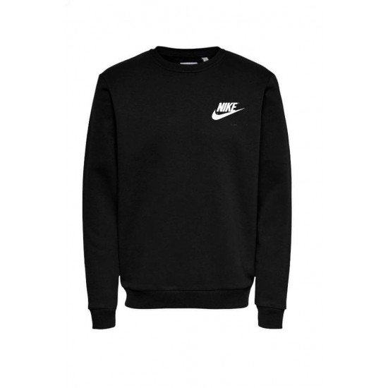 Ανδρικο Φούτερ λαιμοκοψη nike μαυρο