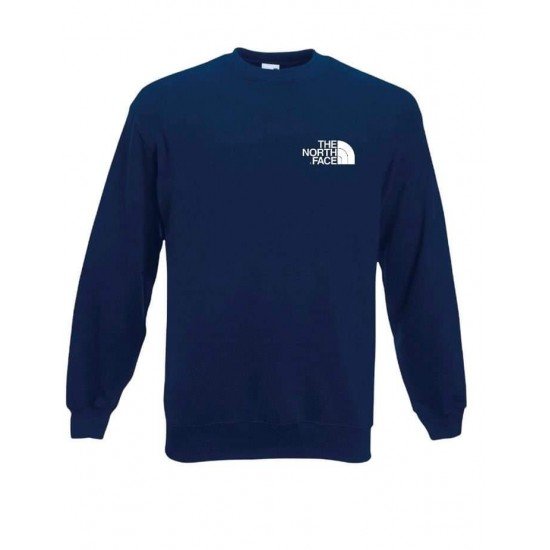 Ανδρικο Φούτερ λαιμοκοψη the north face μπλε σκουρο