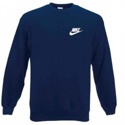 Ανδρικο Φούτερ λαιμοκοψη nike μπλε σκουρο