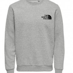 Ανδρικο Φούτερ λαιμοκοψη the north face γκρι