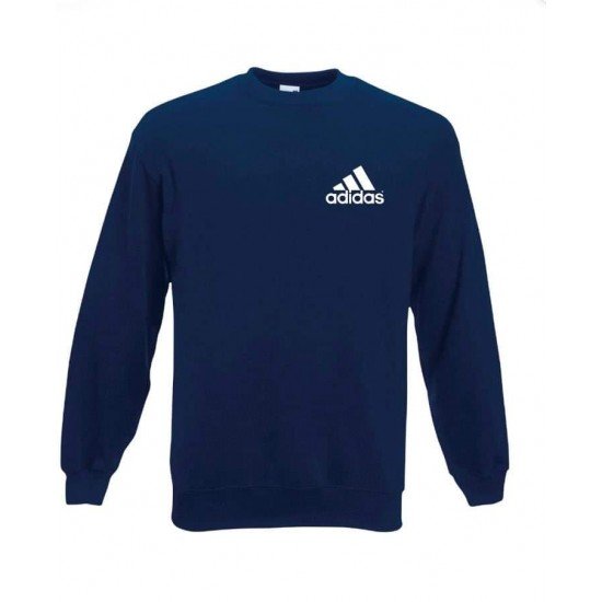 Ανδρικο Φούτερ λαιμοκοψη Adidas μπλε σκουρο