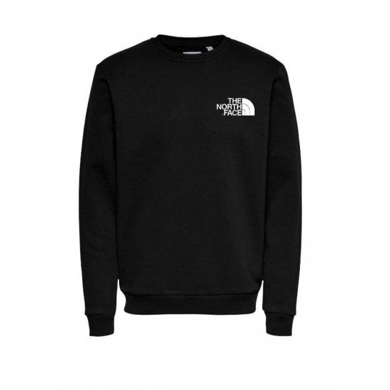 Ανδρικο Φούτερ λαιμοκοψη the north face μαυρο