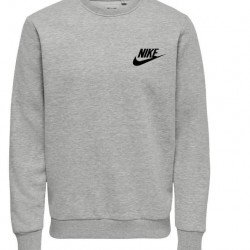 Ανδρικο Φούτερ λαιμοκοψη nike γκρι