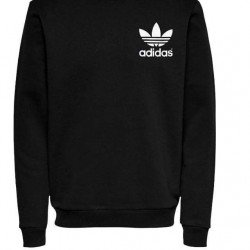 Ανδρικο Φούτερ λαιμοκοψη Adidas Trefoild μαυρο
