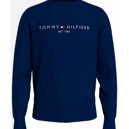 Ανδρικο Φούτερ λαιμοκοψη Tommy hilfiger est μπλε σκουρο