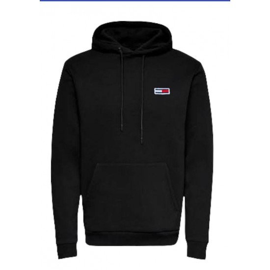 Ανδρικο Φούτερ Tommy Hilfiger Hooded Μαύρο