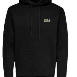 Ανδρικο Φούτερ Lacoste Hooded Μαύρο