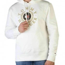 Φουτερ με κουκουλα λευκο Tommy Hilfiger established