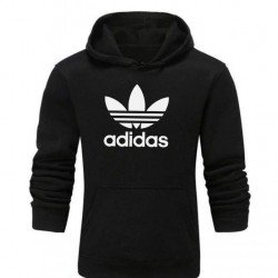Φουτερ με κουκουλα μαυρο Adidas trefoild big logo