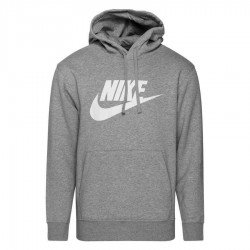 Φουτερ με κουκουλα γκρι nike big logo