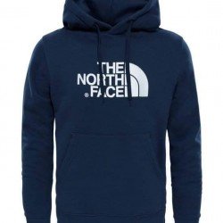 Φουτερ με κουκουλα μπλε σκουρο the north face