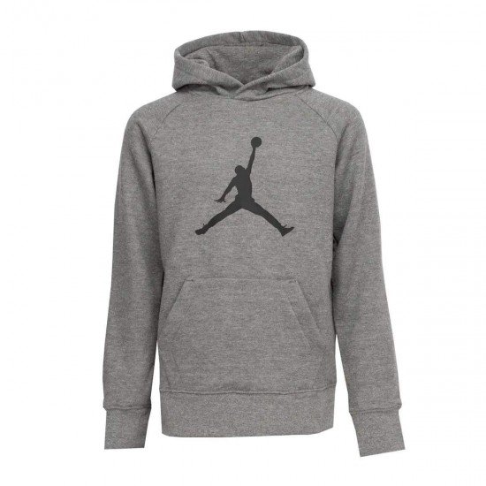 Φουτερ με κουκουλα γκρι jordan big logo
