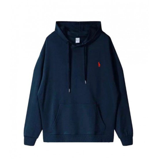 ΑΝΔΡΙΚΟ ΦΟΥΤΕΡ POLO RALPH LAUREN MΠΛΕ ΣΚΟΥΡΟ ME ΚΟΥΚΟΥΛΑ