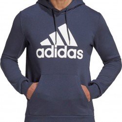 ΑΝΔΡΙΚΟ ΦΟΥΤΕΡ ADIDAS MΠΛΕ ΣΚΟΥΡΟ ME ΚΟΥΚΟΥΛΑ BIG LOGO
