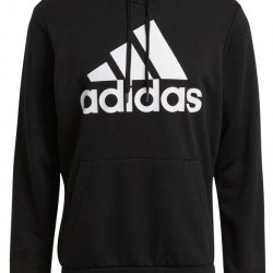 Φουτερ με κουκουλα μαυρο Adidas big logo
