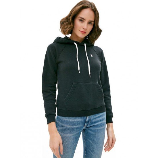 ΓΥΝΑΙΚΕΙΑ ΦΟΥΤΕΡ POLO ΜΑΥΡΟ ME ΚΟΥΚΟΥΛΑ 