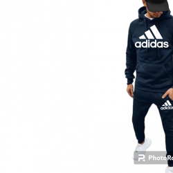 ΣΕΤ ΦΟΡΜΕΣ ΑΝΔΡΙΚΕΣ ADIDAS BIG LOGO ΜΠΛΕ