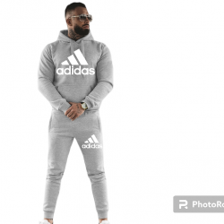 ΣΕΤ ΦΟΡΜΕΣ ΑΝΔΡΙΚΕΣ ADIDAS BIG LOGO ΓΚΡΙ 