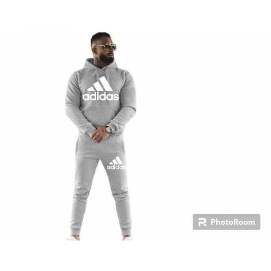ΣΕΤ ΦΟΡΜΕΣ ΑΝΔΡΙΚΕΣ ADIDAS BIG LOGO ΓΚΡΙ 