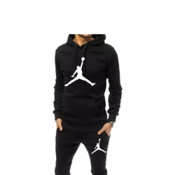 ΣΕΤ JORDAN BIG LOGO ΜΕ ΚΟΥΚΟΥΛΑ ΜΑΥΡΟ 
