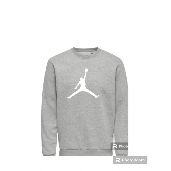 ΑΝΔΡΙΚΟ ΦΟΥΤΕΡ ΛΑΙΜΟΚΟΨΗ JORDAN BIG LOGO ΓΚΡΙ