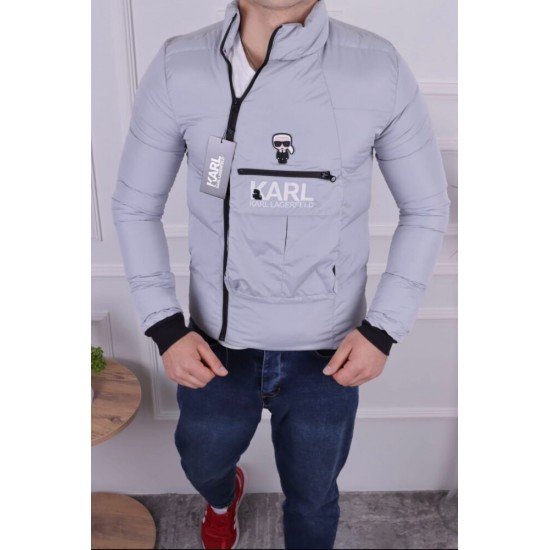 ΑΝΔΡΙΚΟ ΜΠΟΥΦΑΝ KARL LAGERFELD GREY AST