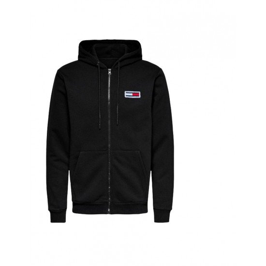 Ανδρική Ζακέτα Tommy hilfiger Μαύρο