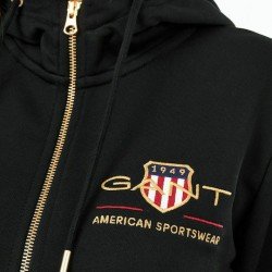 GANT ΖΑΚΕΤΑ ΦΟΥΤΕΡ ΜΕ ΚΟΥΚΟΥΛΑ ΜΑΥΡΟ ΓΥΝΑΙΚΕΙΑ