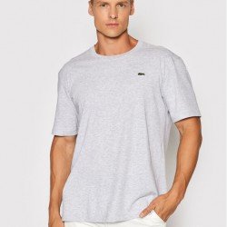  T-SHIRT LACOSTE SMALL LOGO ΓΚΡΙ