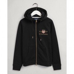 GANT ΖΑΚΕΤΑ ΦΟΥΤΕΡ  ΜΕ ΚΟΥΚΟΥΛΑ ΜΑΥΡΗ